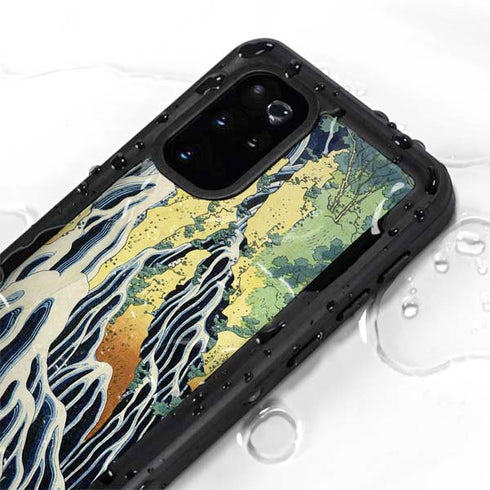 Hiroshige Kirifuri Falls in Kurokawa Mountain Galaxy S20 Plus Waterproof Case