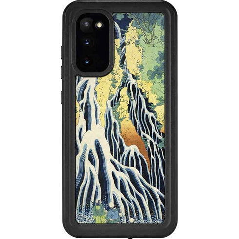 Hiroshige Kirifuri Falls in Kurokawa Mountain Galaxy S20 Waterproof Case