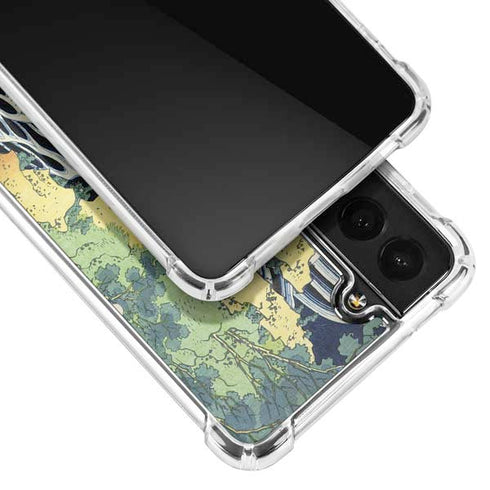 Hiroshige Kirifuri Falls in Kurokawa Mountain Galaxy S21 5G Clear Case