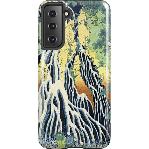 Hiroshige Kirifuri Falls in Kurokawa Mountain Galaxy S21 5G Pro Case