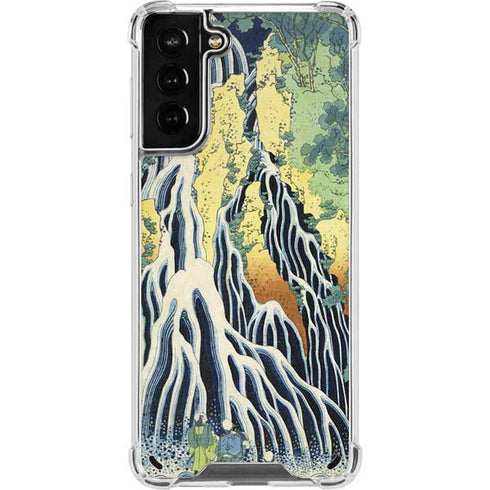 Hiroshige Kirifuri Falls in Kurokawa Mountain Galaxy S21 Plus 5G Clear Case