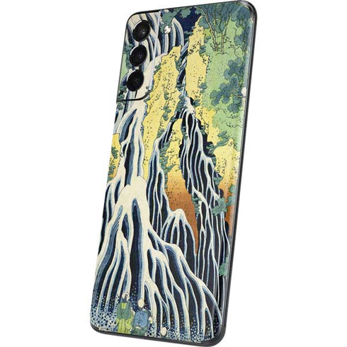 Hiroshige Kirifuri Falls in Kurokawa Mountain Galaxy S21 Plus 5G Skin