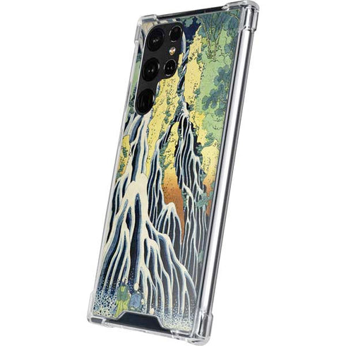 Hiroshige Kirifuri Falls in Kurokawa Mountain Galaxy S22 Ultra Clear Case