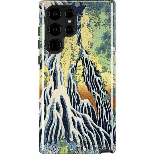 Hiroshige Kirifuri Falls in Kurokawa Mountain Galaxy S22 Ultra Pro Case