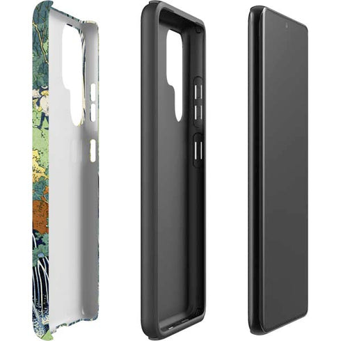Hiroshige Kirifuri Falls in Kurokawa Mountain Galaxy S22 Ultra Pro Case
