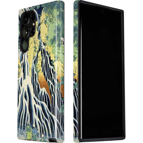 Hiroshige Kirifuri Falls in Kurokawa Mountain Galaxy S22 Ultra Pro Case