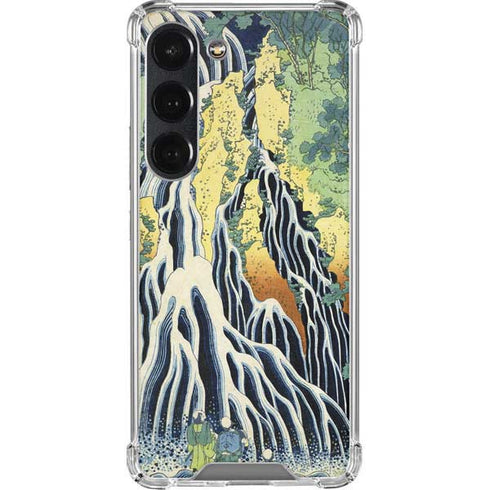 Hiroshige Kirifuri Falls in Kurokawa Mountain Galaxy S23 Clear Case