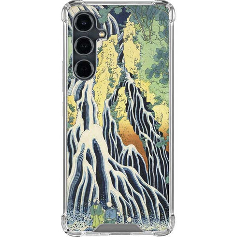 Kirifuri Falls in Kurokawa Mountain by Hokusai Galaxy S23 FE Clear Case