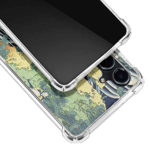 Kirifuri Falls in Kurokawa Mountain by Hokusai Galaxy S23 FE Clear Case