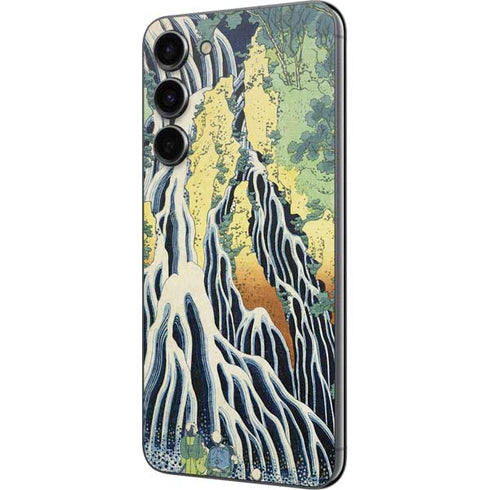 Hiroshige Kirifuri Falls in Kurokawa Mountain Galaxy S23 Plus Skin