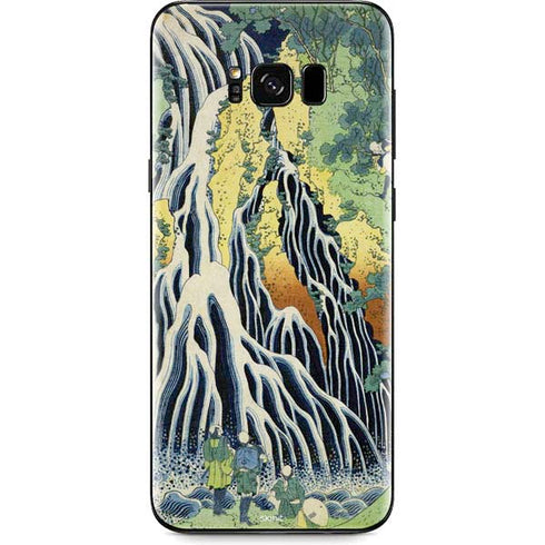 Hiroshige Kirifuri Falls in Kurokawa Mountain Galaxy S8 Plus Skin