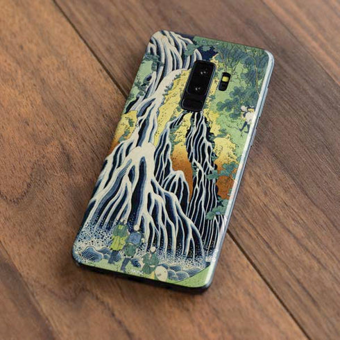 Hiroshige Kirifuri Falls in Kurokawa Mountain Galaxy S9 Plus Skin