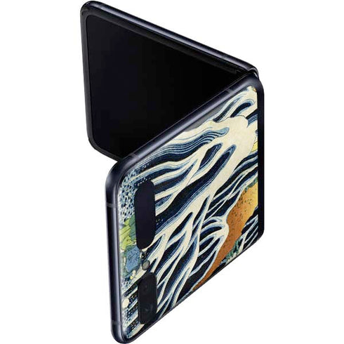 Hiroshige Kirifuri Falls in Kurokawa Mountain Galaxy Z Flip Skin