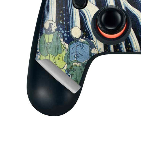 Hiroshige Kirifuri Falls in Kurokawa Mountain Google Stadia Controller Skin