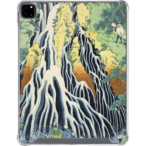 Hiroshige Kirifuri Falls in Kurokawa Mountain iPad Pro 12.9in (2020) Clear Case