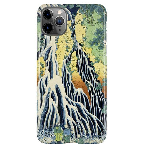 Hiroshige Kirifuri Falls in Kurokawa Mountain iPhone 11 Pro Max Lite Case