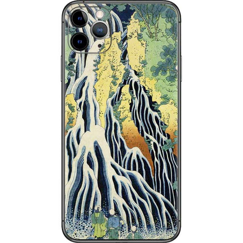 Hiroshige Kirifuri Falls in Kurokawa Mountain iPhone 11 Pro Max Skin