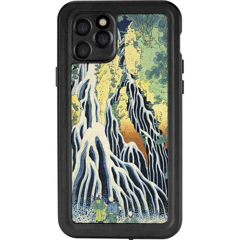 Hiroshige Kirifuri Falls in Kurokawa Mountain iPhone 11 Pro Waterproof Case