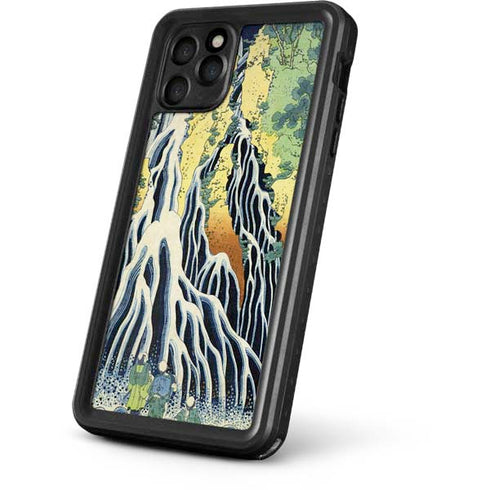 Hiroshige Kirifuri Falls in Kurokawa Mountain iPhone 11 Pro Waterproof Case