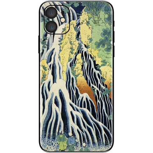 Hiroshige Kirifuri Falls in Kurokawa Mountain iPhone 11 Skin
