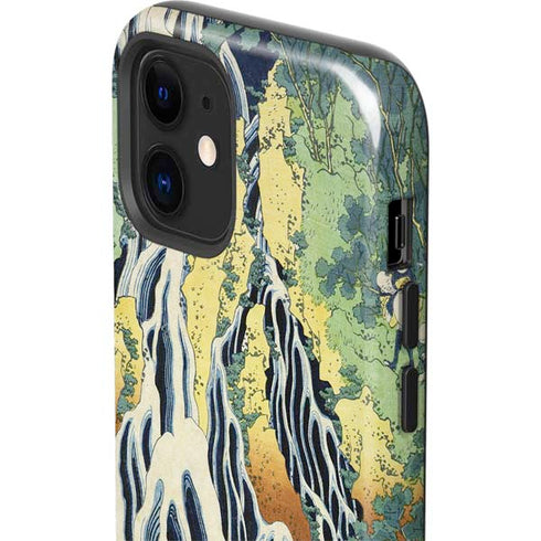 Hiroshige Kirifuri Falls in Kurokawa Mountain iPhone 12 Impact Case