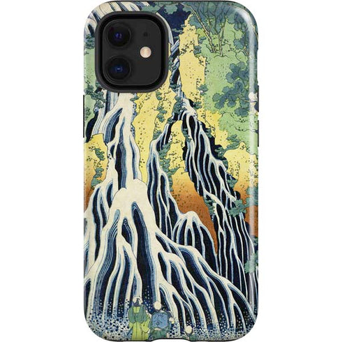 Hiroshige Kirifuri Falls in Kurokawa Mountain iPhone 12 Mini Impact Case