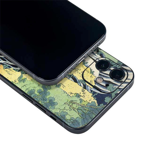 Hiroshige Kirifuri Falls in Kurokawa Mountain iPhone 12 Mini Skin