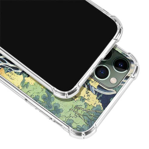 Hiroshige Kirifuri Falls in Kurokawa Mountain iPhone 12 Pro Clear Case