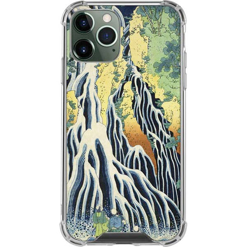 Hiroshige Kirifuri Falls in Kurokawa Mountain iPhone 12 Pro Max Clear Case