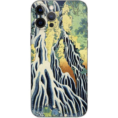 Hiroshige Kirifuri Falls in Kurokawa Mountain iPhone 12 Pro Max Skin