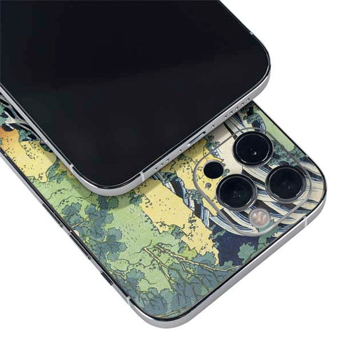 Hiroshige Kirifuri Falls in Kurokawa Mountain iPhone 12 Pro Skin