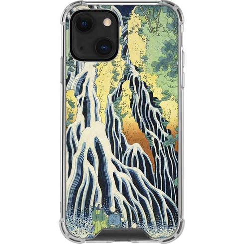 Hiroshige Kirifuri Falls in Kurokawa Mountain iPhone 13 Clear Case