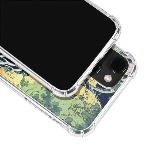 Hiroshige Kirifuri Falls in Kurokawa Mountain iPhone 13 Mini Clear Case