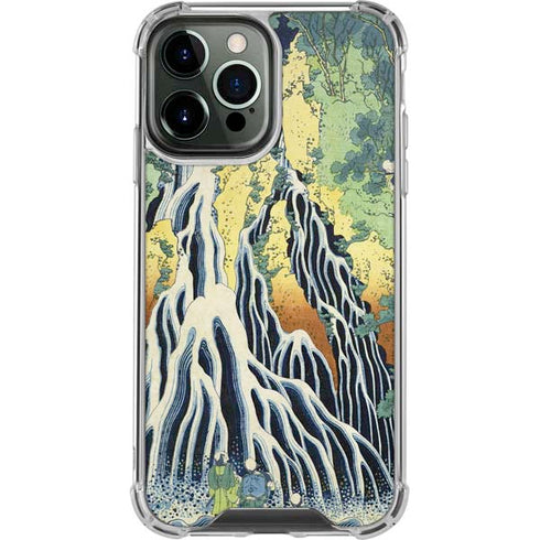 Hiroshige Kirifuri Falls in Kurokawa Mountain iPhone 13 Pro Max Clear Case