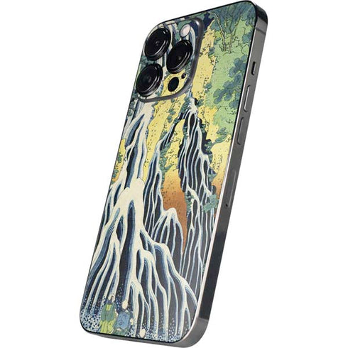 Hiroshige Kirifuri Falls in Kurokawa Mountain iPhone 13 Pro Max Skin