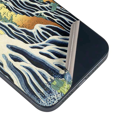 Hiroshige Kirifuri Falls in Kurokawa Mountain iPhone 14 Plus Skin