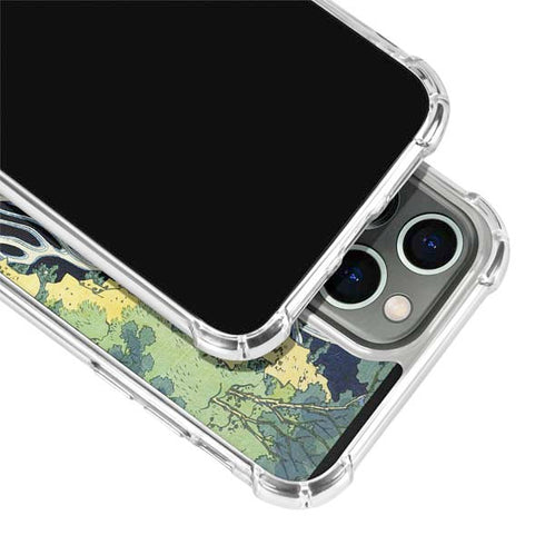 Kirifuri Falls in Kurokawa Mountain by Hokusai iPhone 15 Pro Max Clear Case