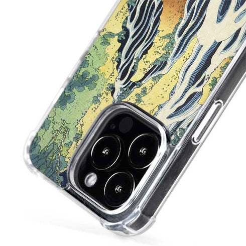 Kirifuri Falls in Kurokawa Mountain by Hokusai iPhone 15 Pro Max MagSafe Case