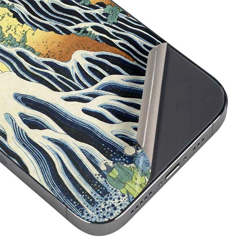 Hiroshige Kirifuri Falls in Kurokawa Mountain iPhone 14 Pro Max Skin