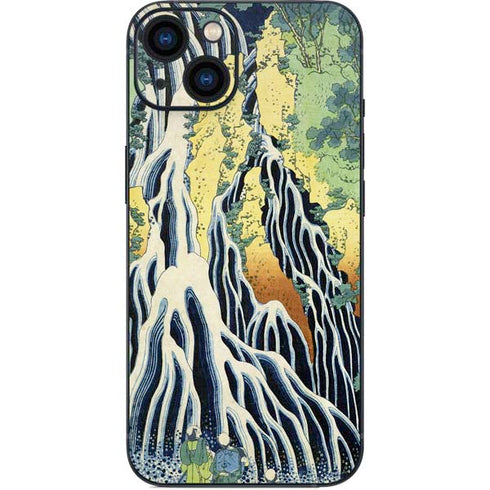 Hiroshige Kirifuri Falls in Kurokawa Mountain iPhone 14 Skin