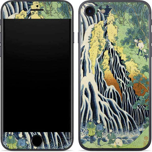 Hiroshige Kirifuri Falls in Kurokawa Mountain iPhone 8 Skin