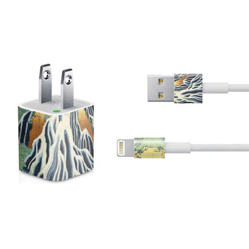 Hiroshige Kirifuri Falls in Kurokawa Mountain iPhone Charger (5W USB) Skin