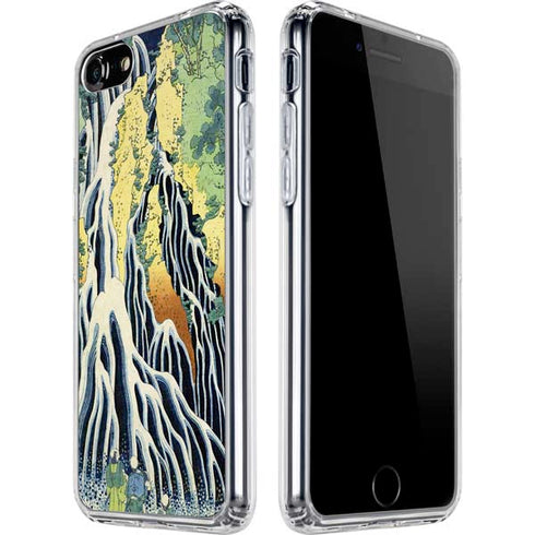 Hiroshige Kirifuri Falls in Kurokawa Mountain iPhone SE (2nd & 3rd Gen) Clear Case