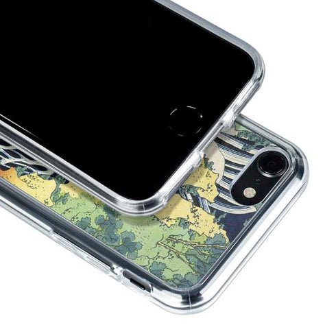Hiroshige Kirifuri Falls in Kurokawa Mountain iPhone SE (2nd & 3rd Gen) Clear Case