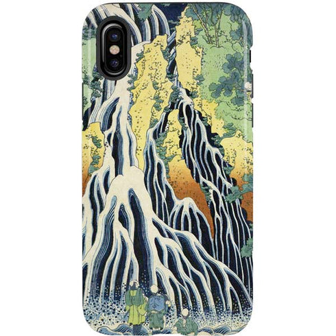 Hiroshige Kirifuri Falls in Kurokawa Mountain iPhone X Pro Case