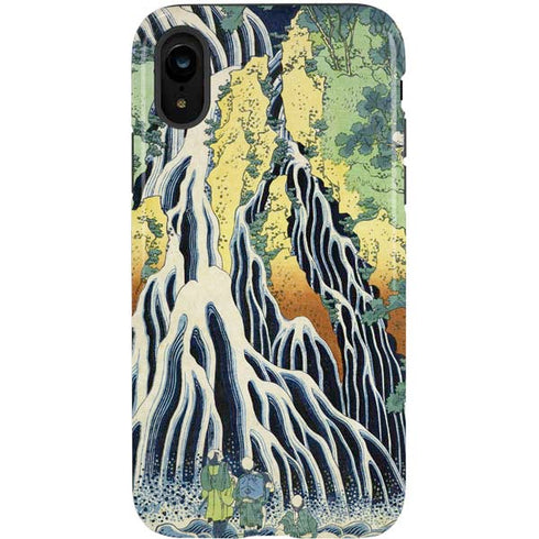 Hiroshige Kirifuri Falls in Kurokawa Mountain iPhone XR Pro Case