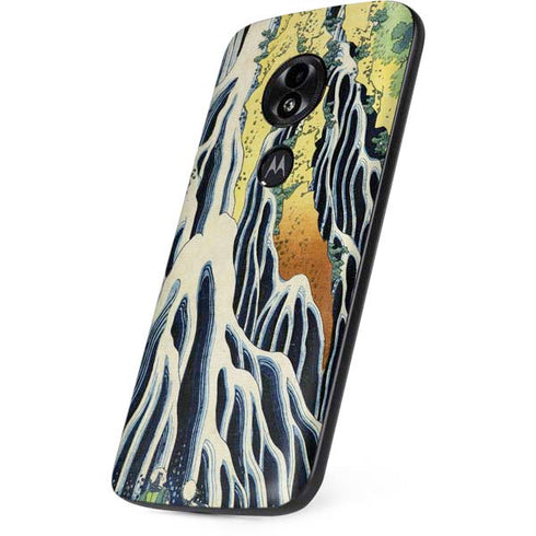 Hiroshige Kirifuri Falls in Kurokawa Mountain Moto E5 Play Skin