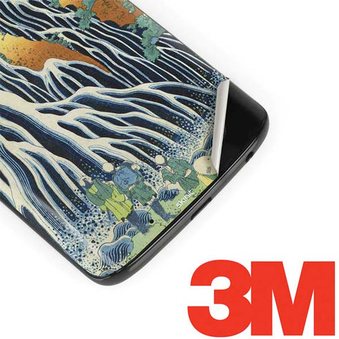 Hiroshige Kirifuri Falls in Kurokawa Mountain Moto G6 Skin