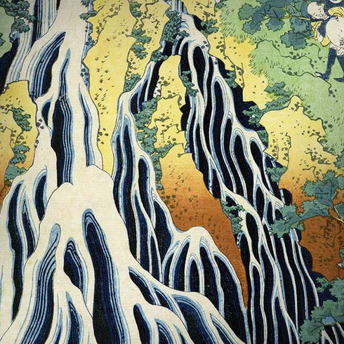 Hiroshige Kirifuri Falls in Kurokawa Mountain Moto G6 Skin