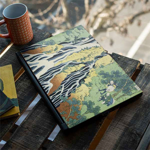 Hiroshige Kirifuri Falls in Kurokawa Mountain MSI GS65 Stealth Laptop Skin